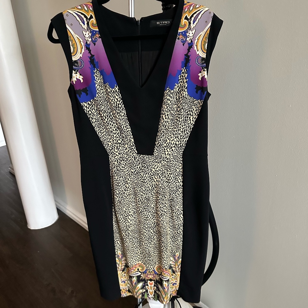 Etro Mixed Print Dress